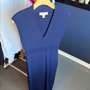 MICHAEL Michael Kors Navy Midi Dress